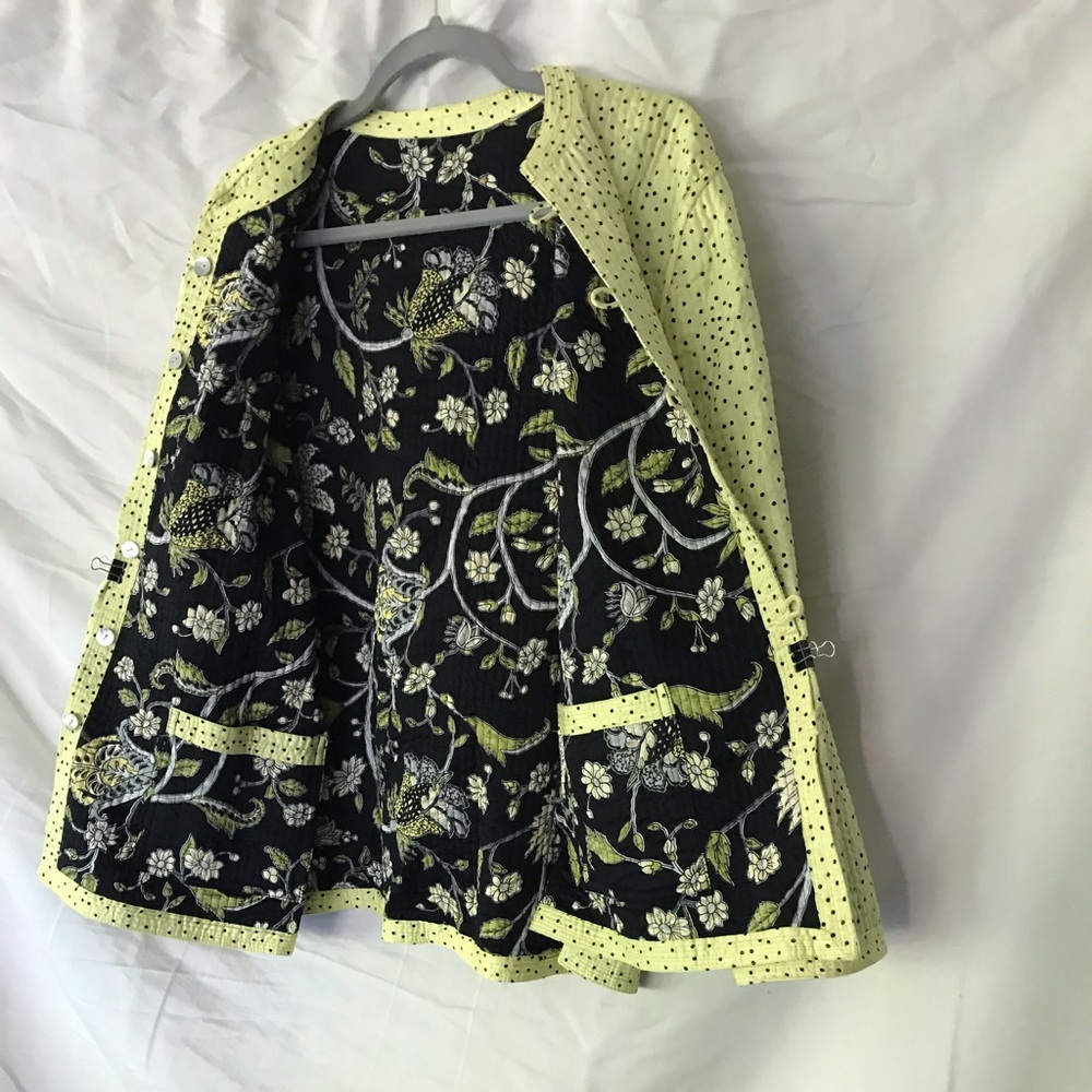 Reversible Quilted Cotton Jacket Size 1X